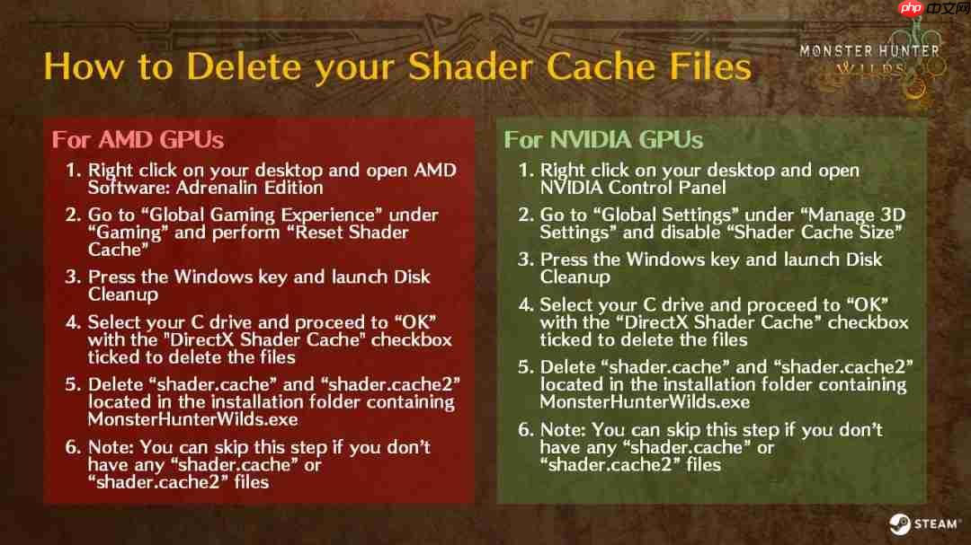 《怪物猎人：荒野》攻略——着色器编译问题 官推建议删除缓存文件