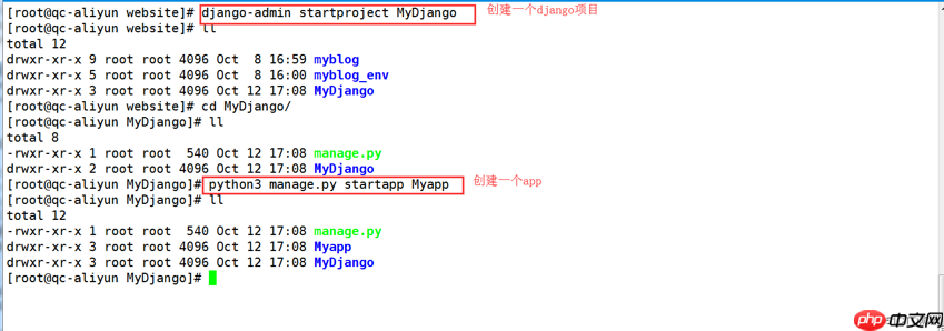 CentOS7下部署Python3+Dj