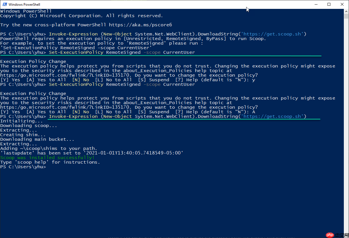 Windows 安装 Scoop 来进行包管理