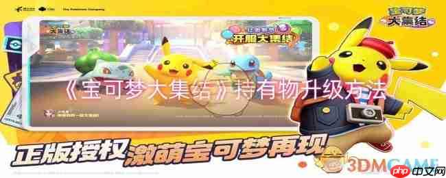 《宝可梦大集结》攻略——持有物升级方法