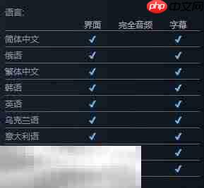 爱氏物语有中文吗 游戏支持语言一览