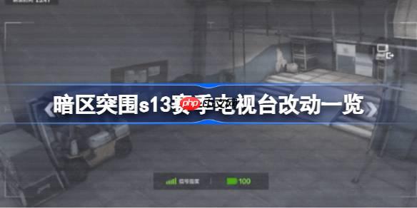 暗區(qū)突圍s13賽季電視臺改動(dòng)了什么地方-暗區(qū)突圍s13賽季電視臺改動(dòng)一覽