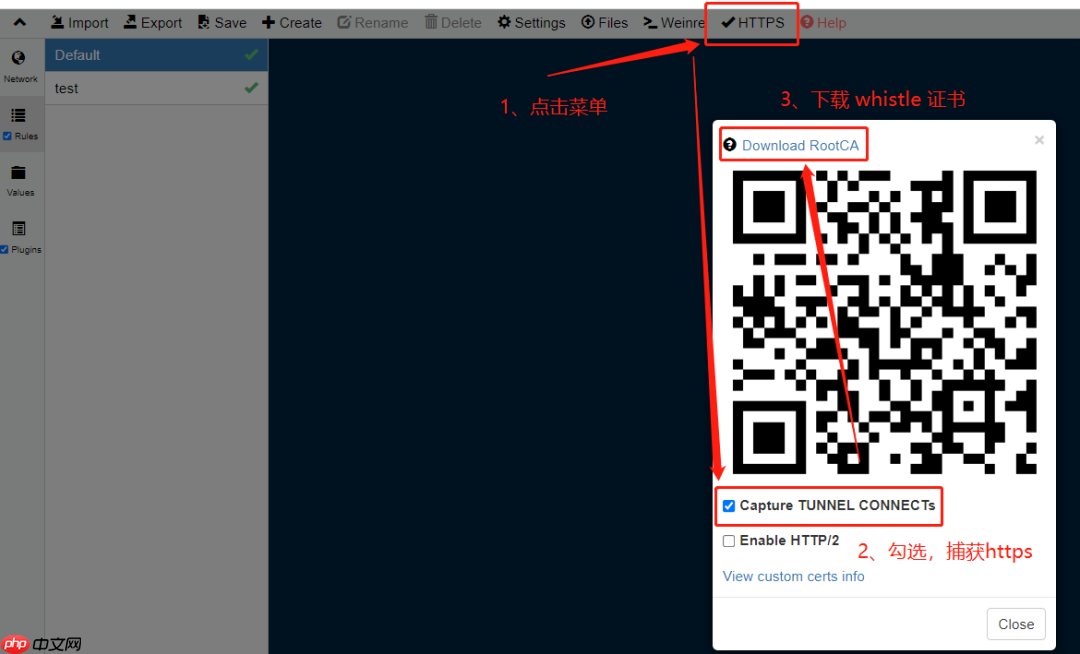 Whistle 配置 https 抓包