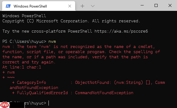 Windows 中 Node.js 中 nvm 的安装配置和使用