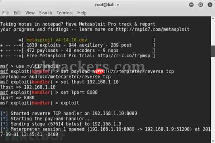 看我如何使用TheFatRat接管你的Android手机