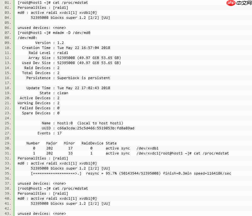Linux 下软 RAID 实现方案