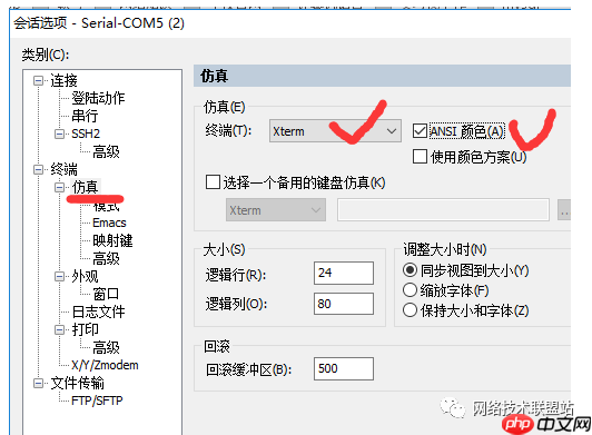 解决SecureCRT连接网络设备console口失败的问题