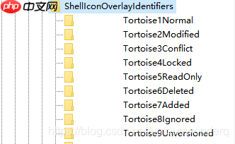 git 突然不出 绿色,红色的图标了