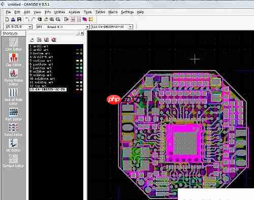 CAM350怎么打印PDF文件？CAM350打印PDF文件的方法