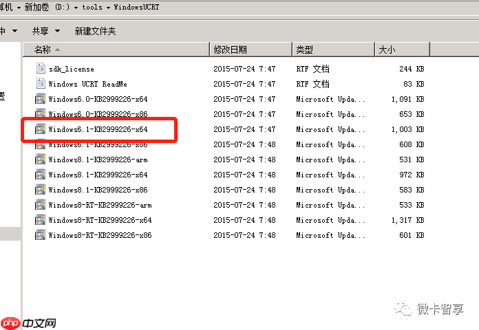 .net Core程序在Windows Server 2008发布