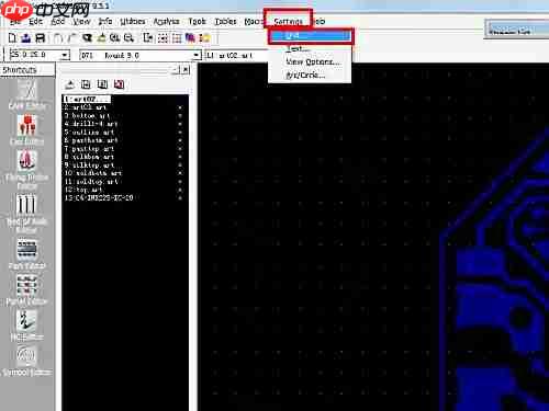cam350怎么查看板尺寸？cam350测量板尺寸的方法