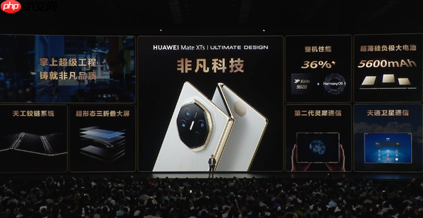 华为Mate XTs发布 红枫影像+麒麟心片 17999元起