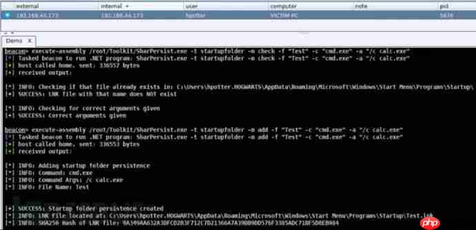 SharPersist：一款渗透测试中实现Windows系统常驻的套件