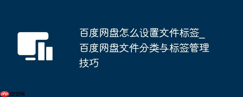 百度网盘怎么设置文件标签_百度网盘文件分类与标签管理技巧