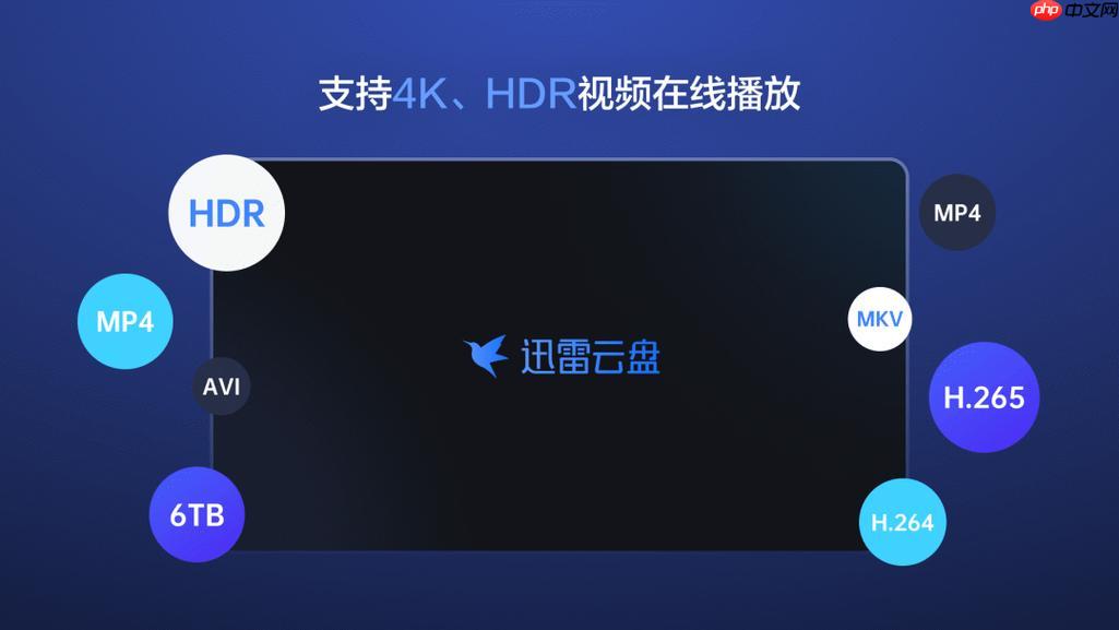 迅雷网盘视频怎么在线播放_迅雷网盘在线播放功能与格式支持