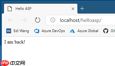远古魔力 | 在Windows 10和Azure App Service里跑上世纪的ASP