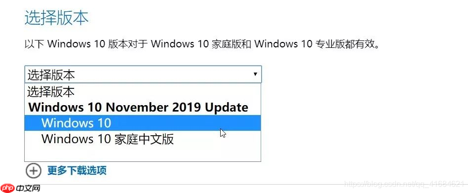在微软官方网站”满速”下载Windows10最新系统镜像方法。