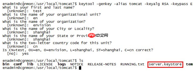 Tomcat开启SSL 8443端口的方法