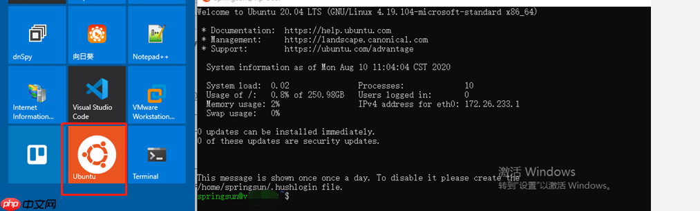 Windows10上安装Linux子系统(WSL2,Ubuntu),配合Windows Terminal使用,还要什么自行车