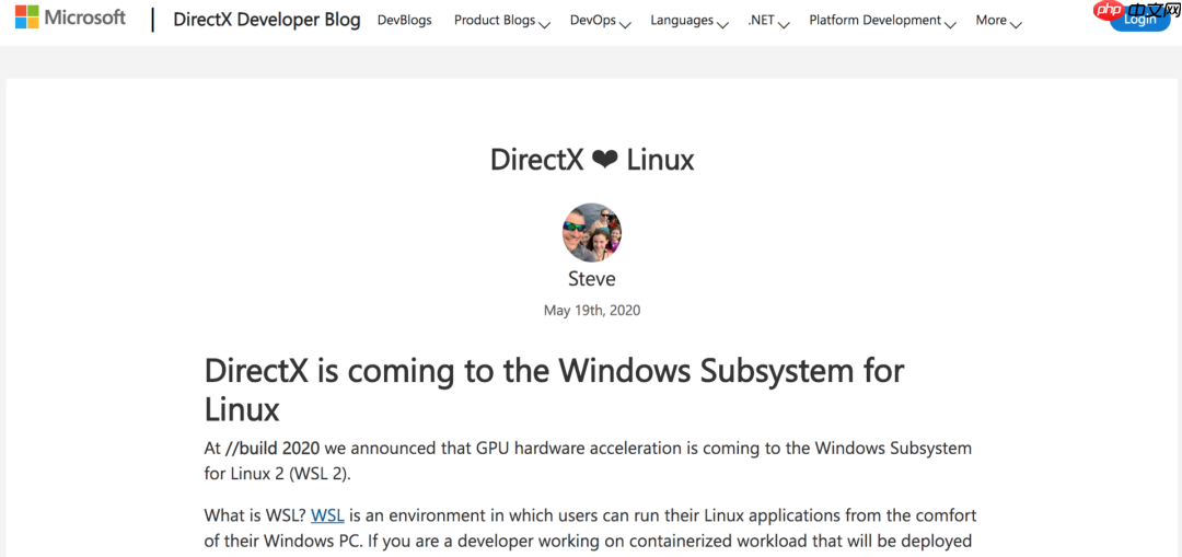 WSL 2正式支持CUDA/GPU啦！微软将Linux GUI引入Windows 10