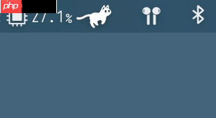 生活在任务栏的猫, cpu使用率越高它就跑的越快