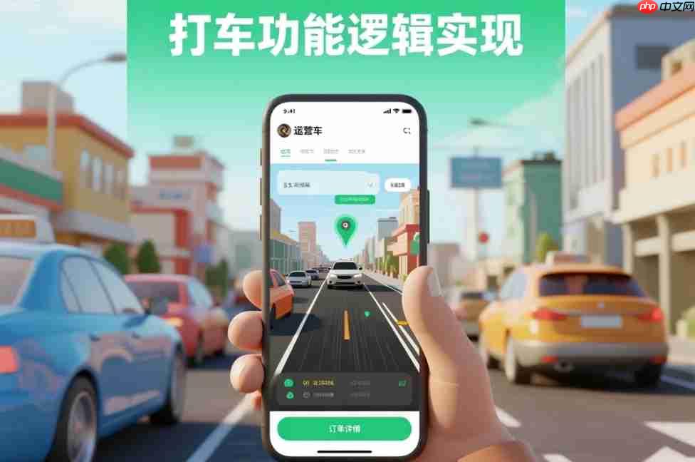 出行类app开发:打车功能逻辑实现核心!