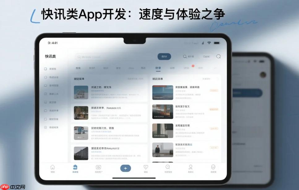 快讯类App开发:速度与体验之争!