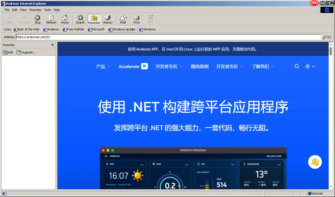一款超级经典复古的 Windows 9x 主题风格 Avalonia UI 控件库，满满的回忆杀！