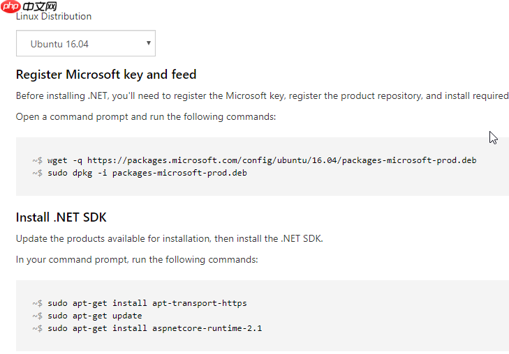 发布 ASP.NET Core 2.x 应用到 Ubuntu