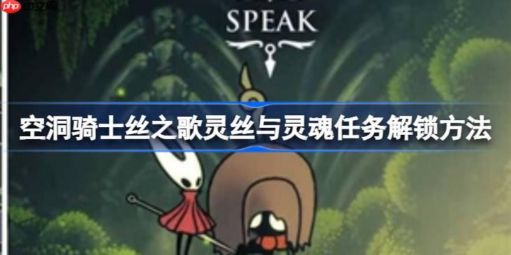 空洞骑士丝之歌灵丝与灵魂任务解锁方法-空洞骑士丝之歌灵丝与灵魂任务怎么解锁