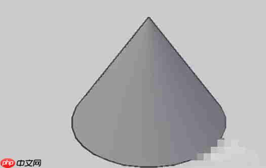 AutoCAD2007怎么绘制三维圆锥体-AutoCAD2007绘制三维圆锥体的方法