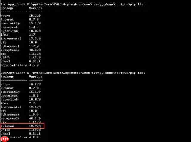 在windows下如何新建爬虫虚拟环境和进行Scrapy安装