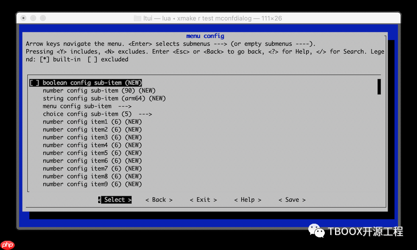 LTUI v2.4 发布, 一个基于lua的跨平台字符终端UI界面库