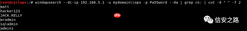 从暴力枚举用户到获取域所有信息