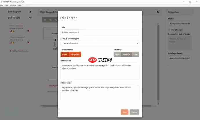 Threat Dragon：一款针对OWASP的威胁模型构建平台