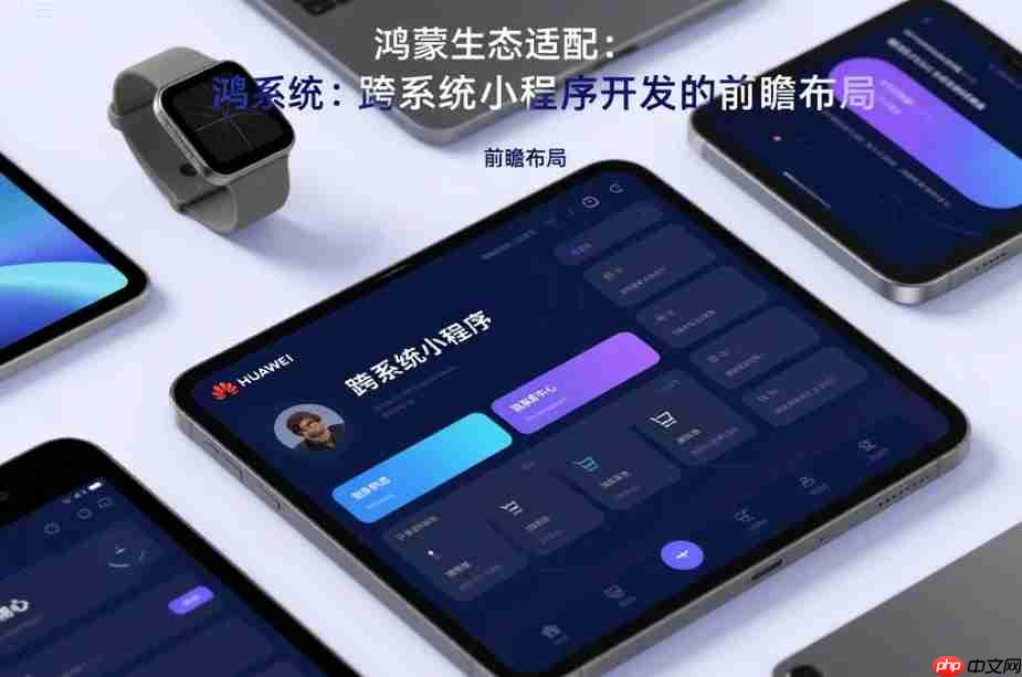 鸿蒙生态适配:跨系统小程序开发的前瞻布局