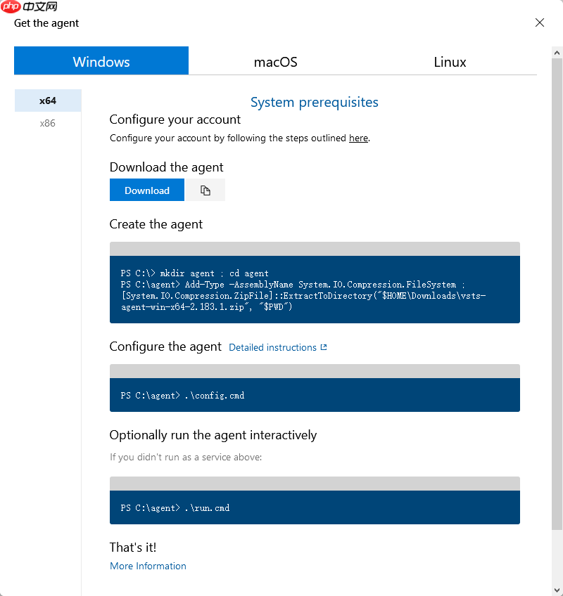 [Azure DevOps] 如何安装并配置 Build Agent
