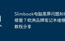 Slimbook电脑黑屏问题如何修复？欧洲品牌笔记本维修教程分享