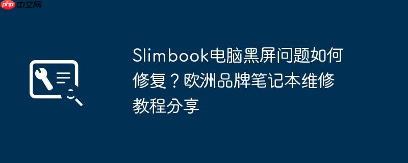slimbook电脑黑屏问题如何修复?欧洲品牌笔记本维修教程分享