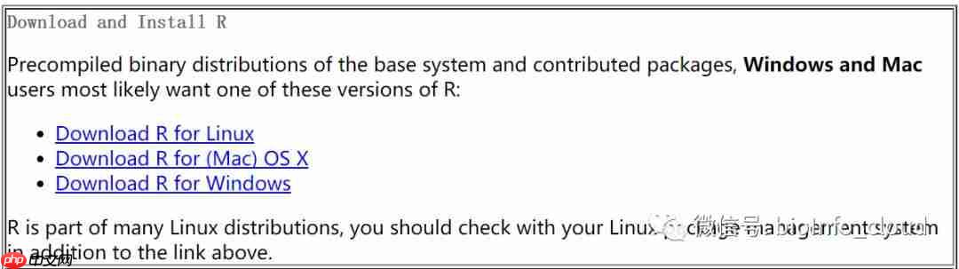 生信人的R语言视频教程-语法篇-第二章：与R语言的第一次约会(R语言安装和下载)