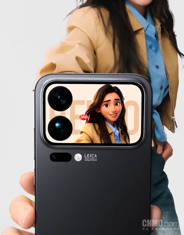 小米17 Pro系列“妙想背屏”功能公布:支持虚拟形象功能