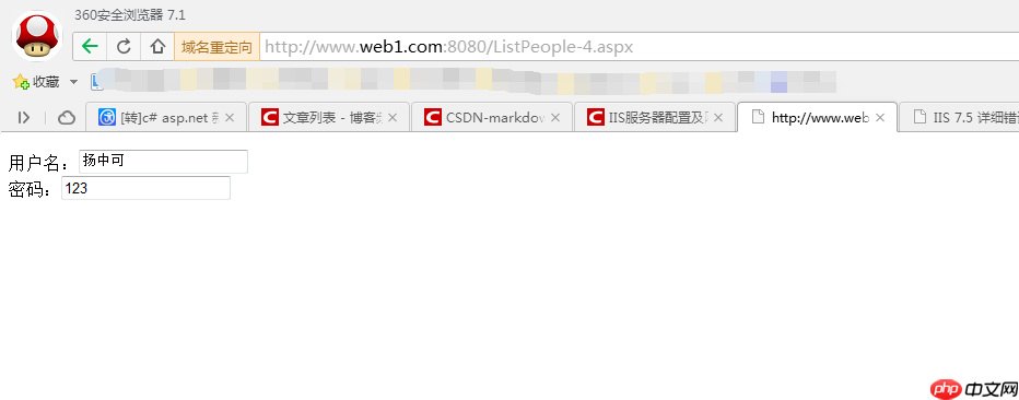 IIS服务器配置及网站发布