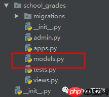 网站搭建-django-学习成绩管理-02-数据库创建