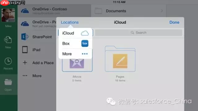 Office 与 Box、Salesforce 和 Citrix 达成合作，允许在上述公司存储服务中直接开启文档