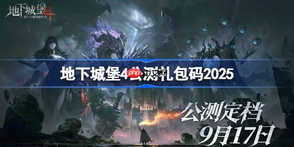 地下城堡4公测礼包码大全-地下城堡4公测兑换码最新2025
