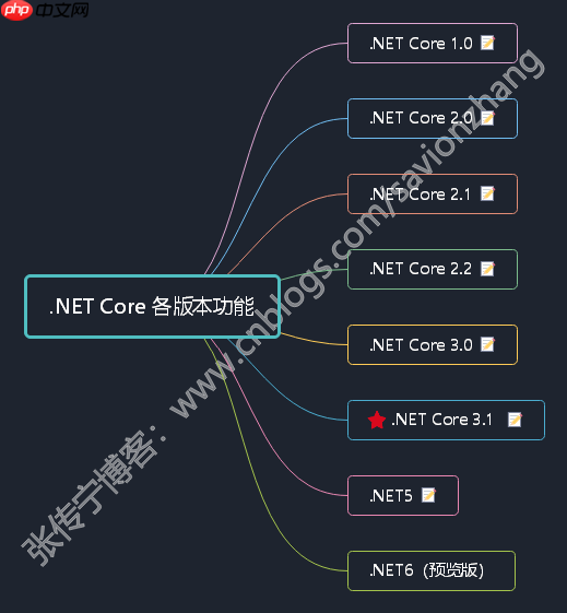 .NET平台系列8 .NET Core 各版本新功能