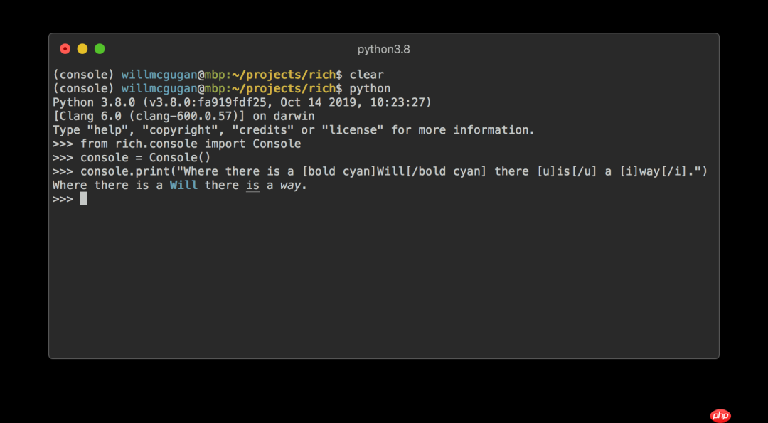 专属 Python 开发者的完美终端工具