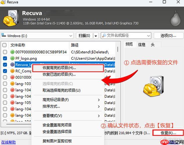 recuva中文怎么调_recuva切换中文界面设置方法