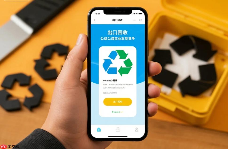 预约上门回收小程序的公益与商业结合